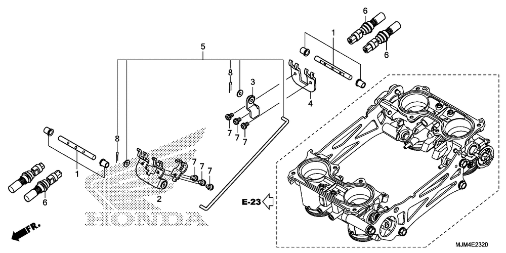 Throttle body (component parts)