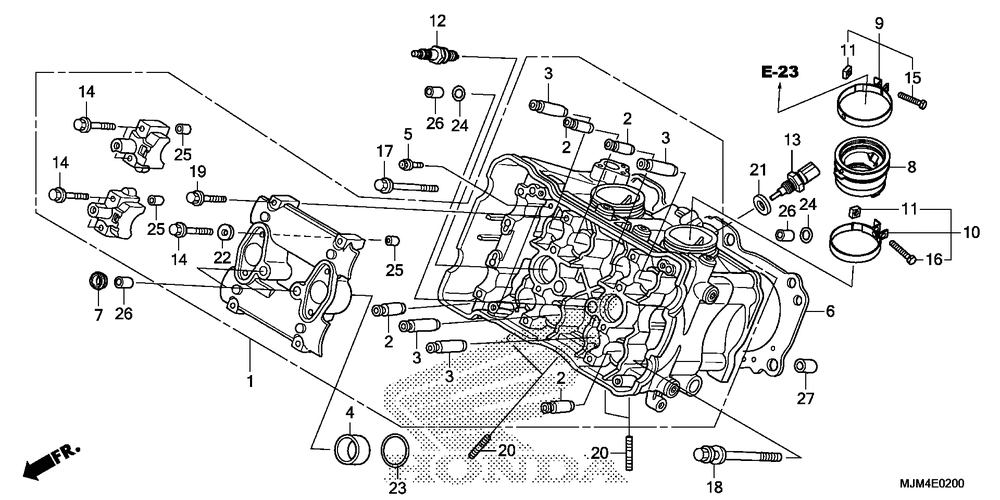 Cylinder head (fr.)