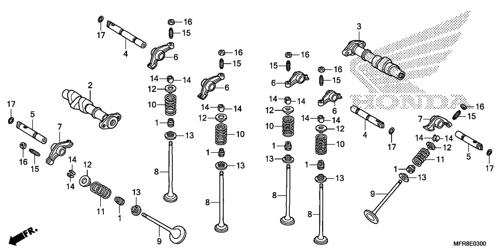 Camshaft & valve