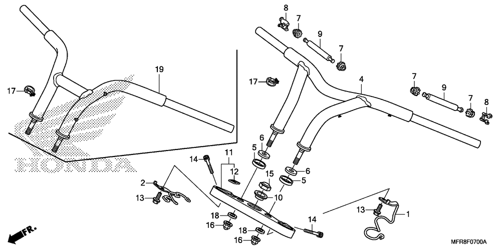 Handlebar & top bridge (1)