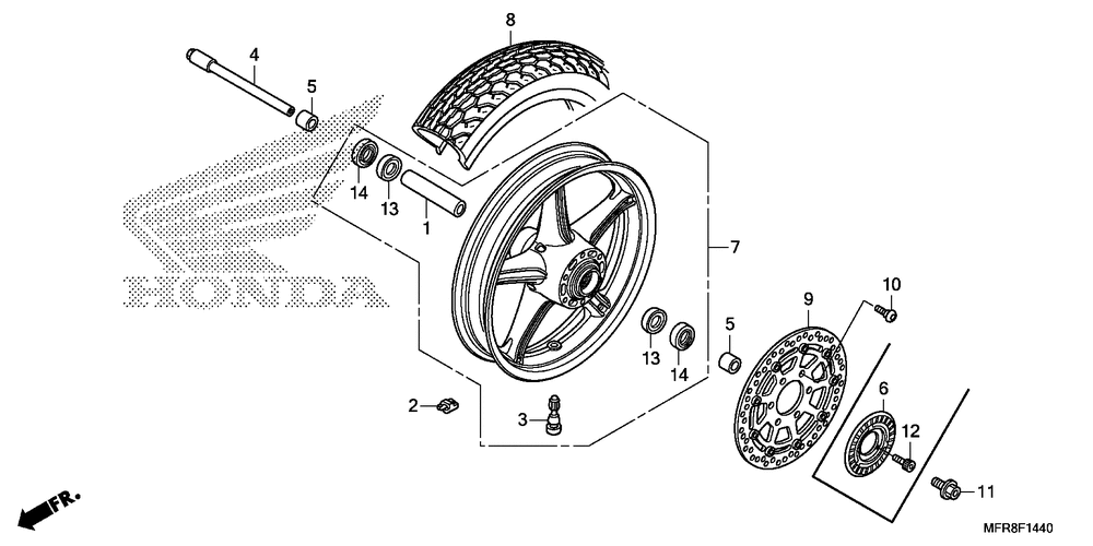 Front wheel (1)