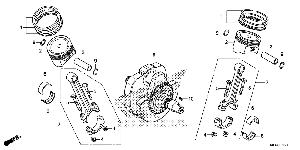 Crankshaft & piston