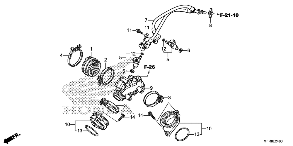 Intake manifold & injector