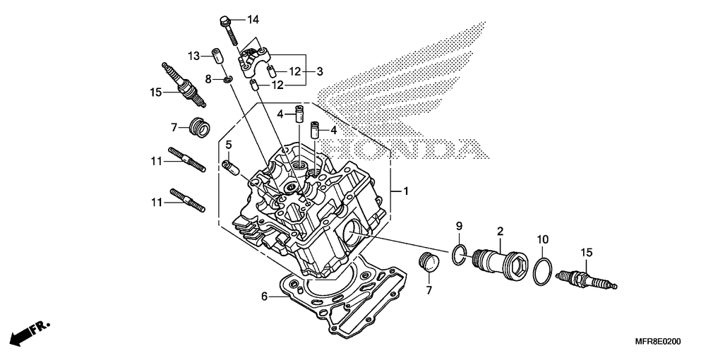 Front cylinder head