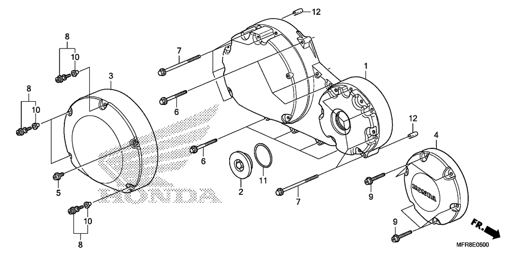 Right crankcase cover