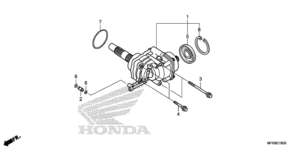 Side gear case