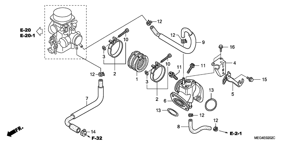 1985 honda shadow 700 carburetor diagram