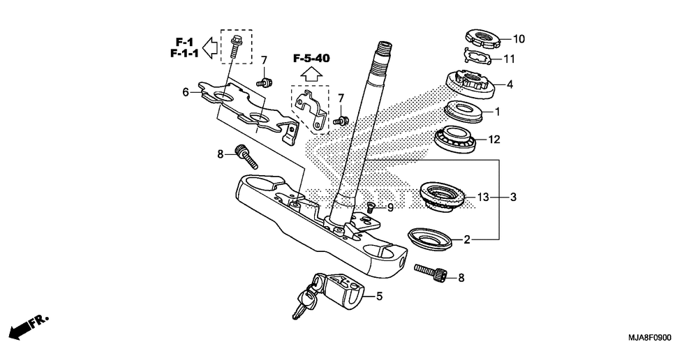 Steering stem (1)