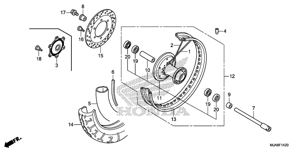 Front wheel