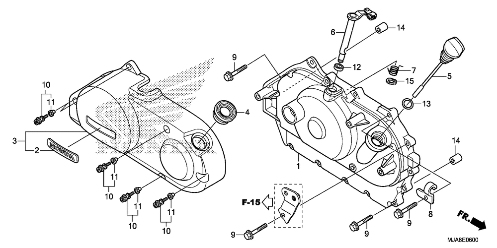 Right crankcase cover