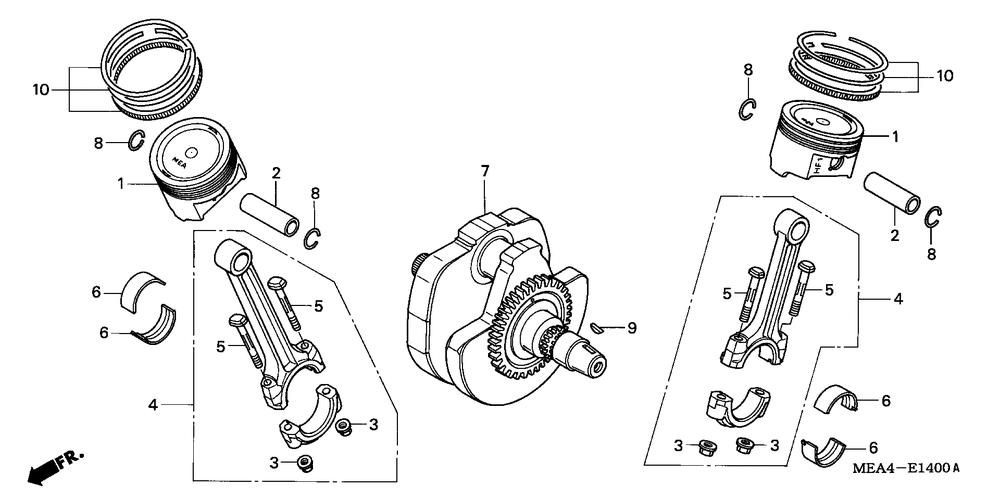 Crankshaft & piston