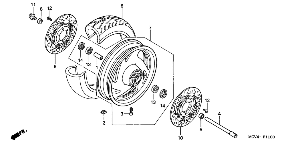 Front wheel (vtx1800r_n)