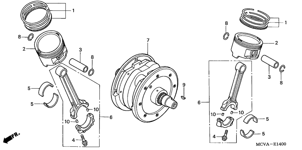 Crankshaft & piston