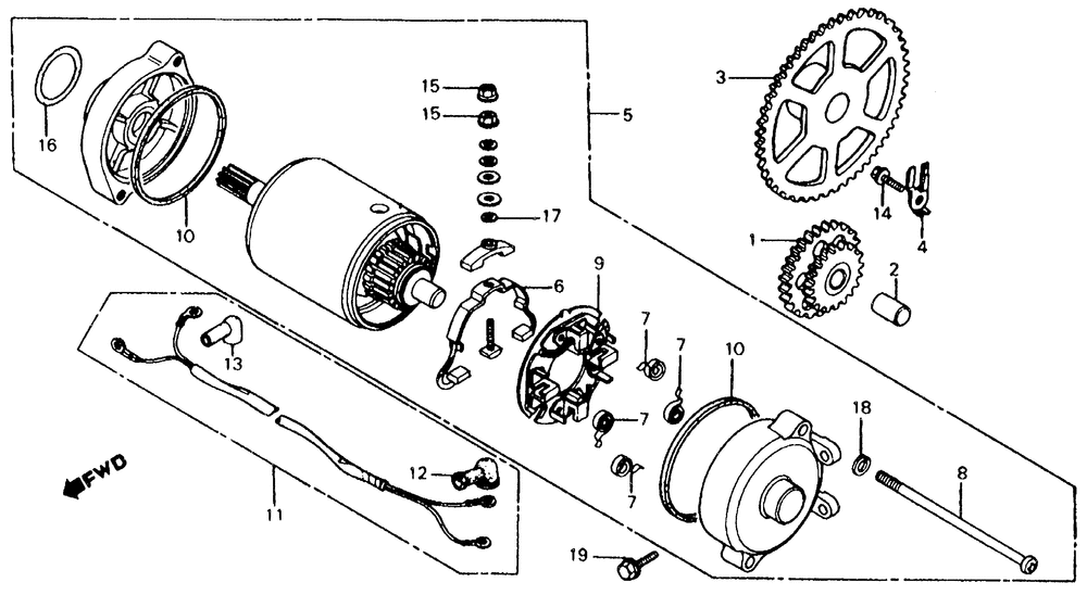 Starter motor