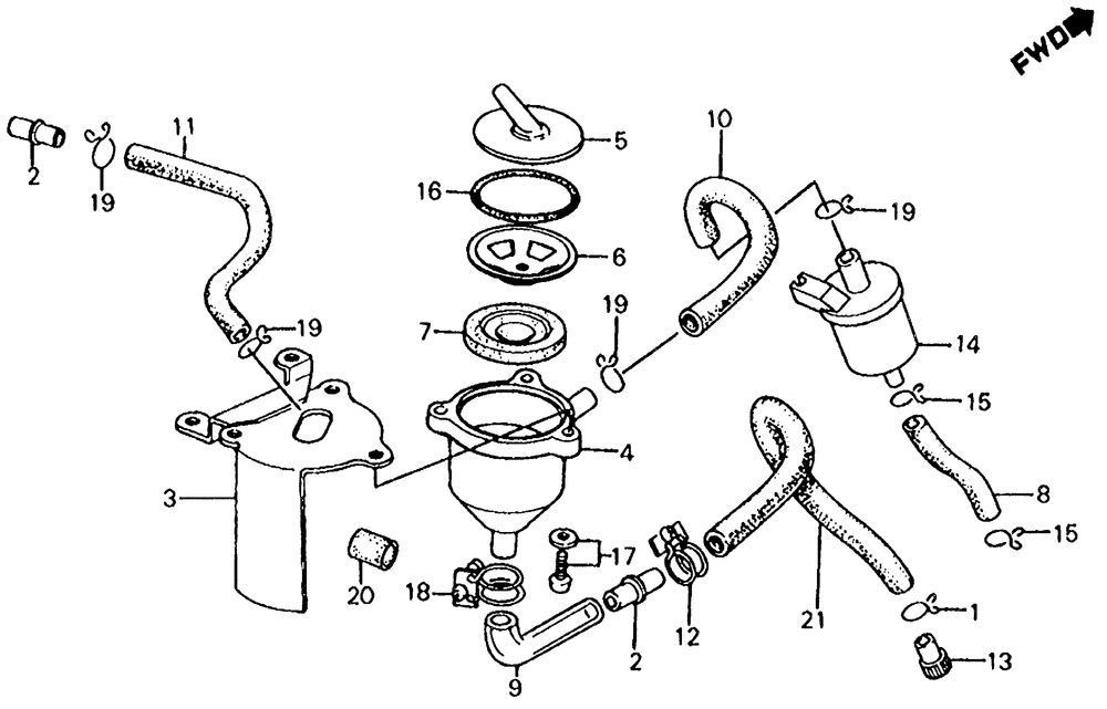 Breather separator