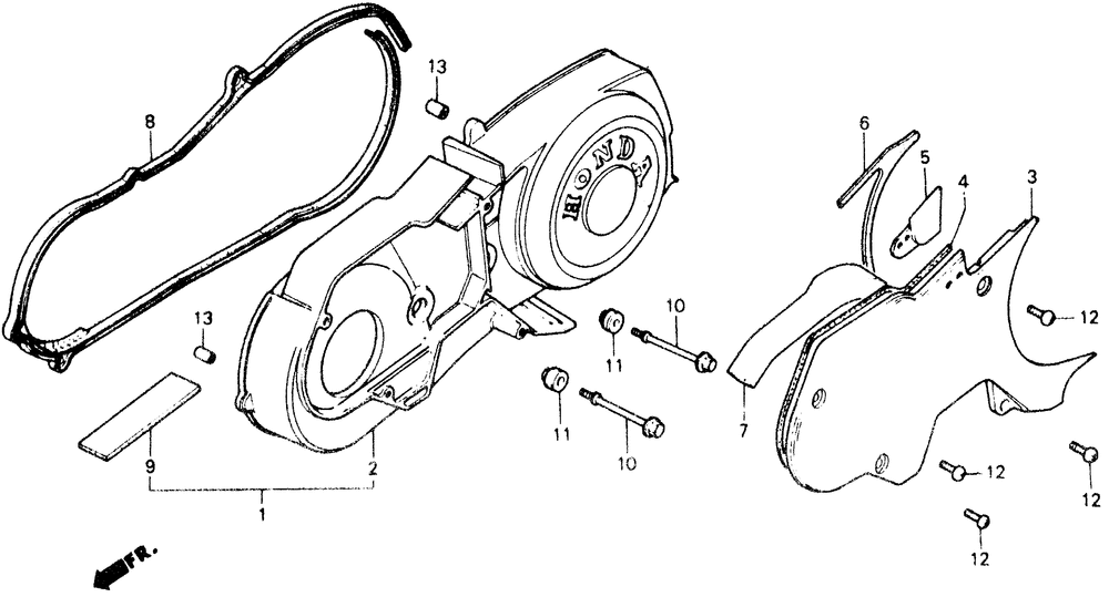 Left crankcase cover