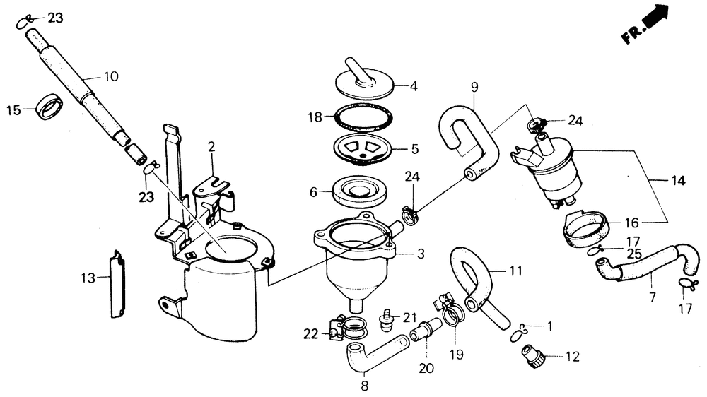 Breather separator