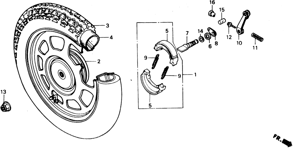 Rear wheel