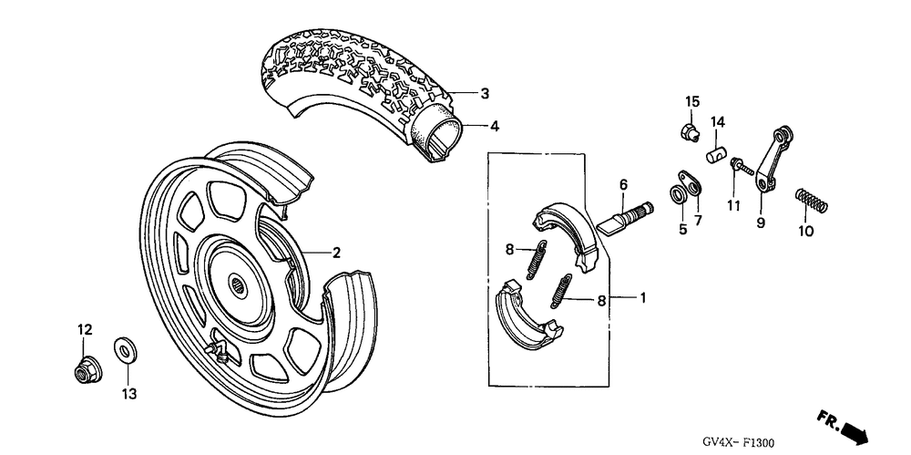 Rear wheel