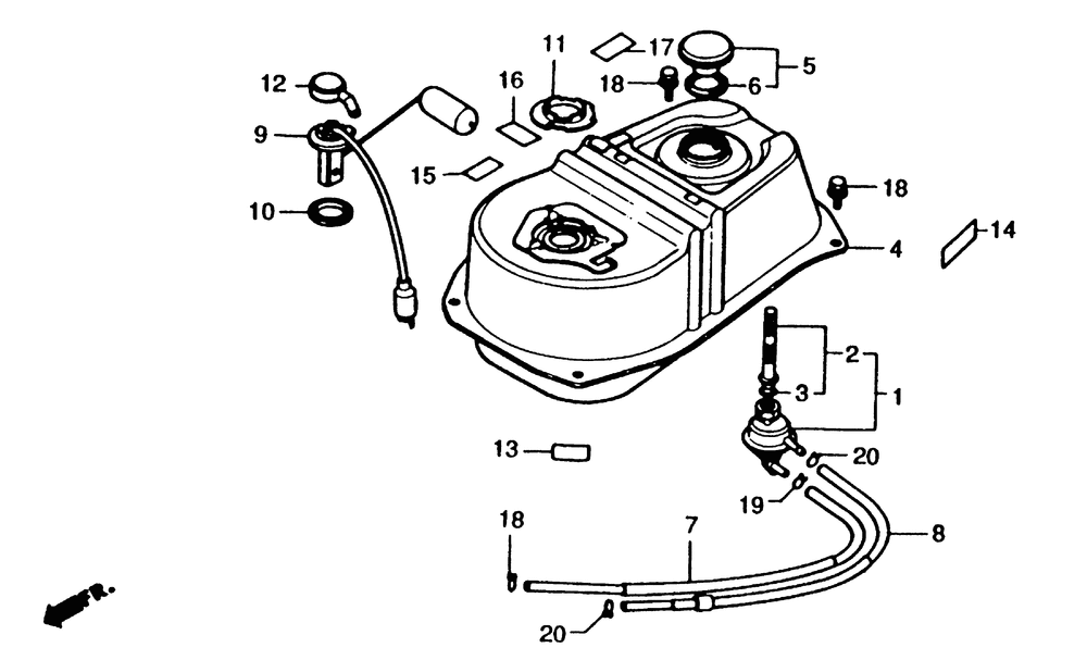 Fuel tank 86-92