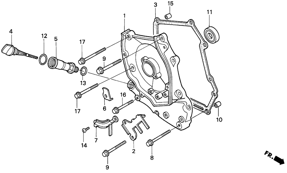 Right crankcase cover