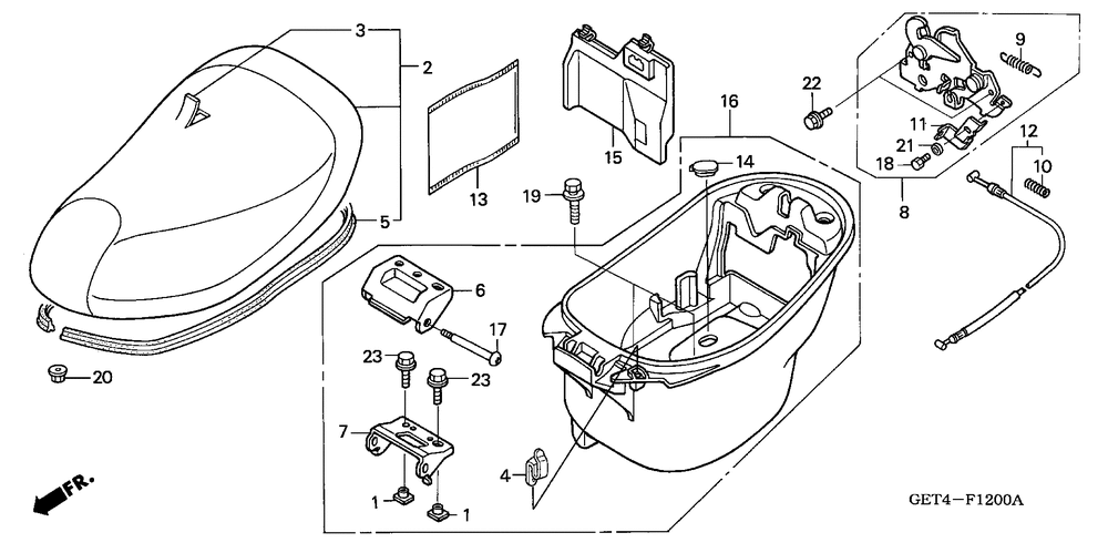 Seat & luggage box