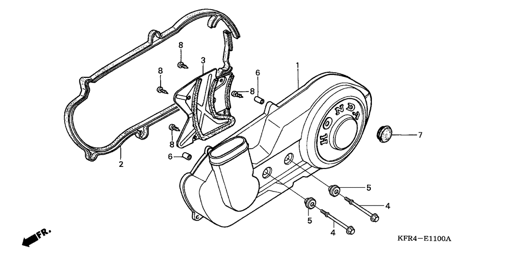 Left crankcase cover