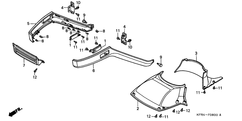 Front lower cover & frontfender