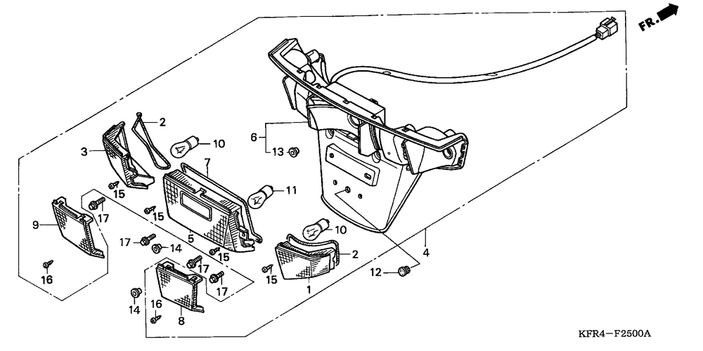 Rear combination light