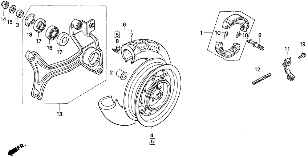 Rear wheel 92-97