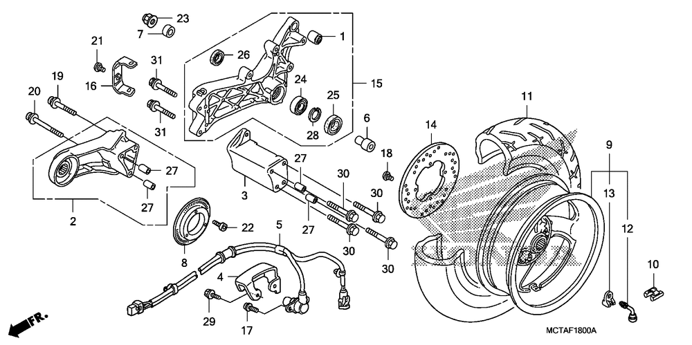 Rear wheel