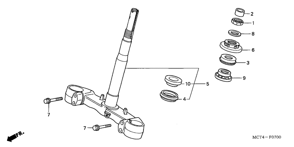 Steering stem