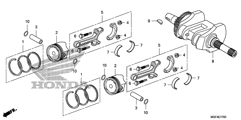 Crankshaft & piston