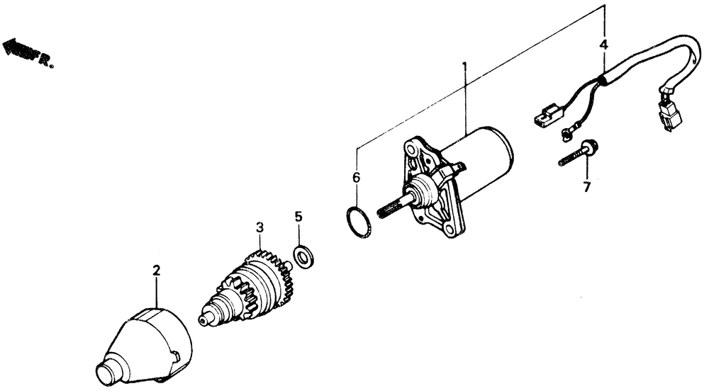 Starting motor