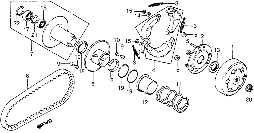 Driven face