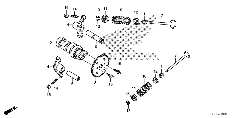 Camshaft & valve