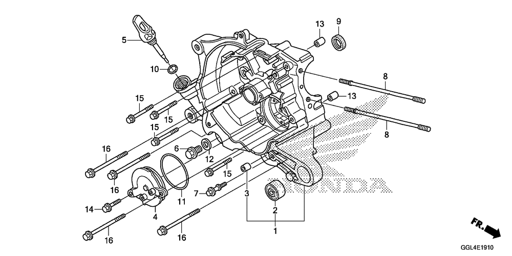 Right crankcase