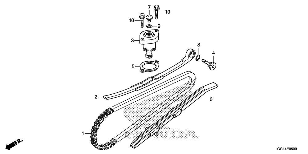 Cam chain & tensioner