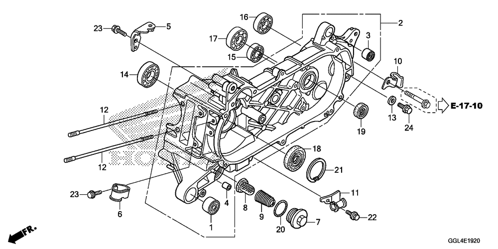 Left crankcase