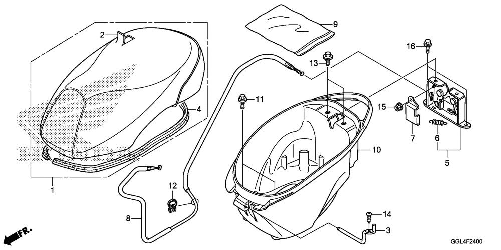 Seat & luggage box