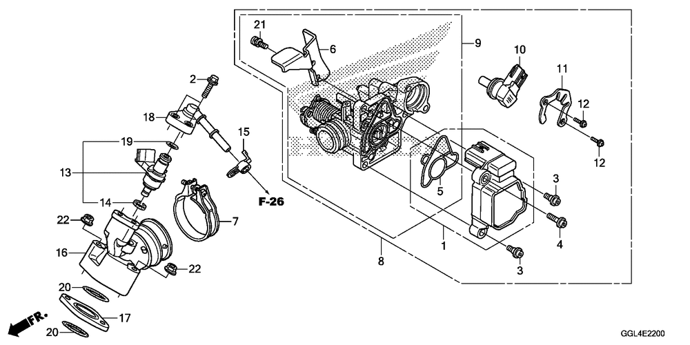 Throttle body & fuelinjector