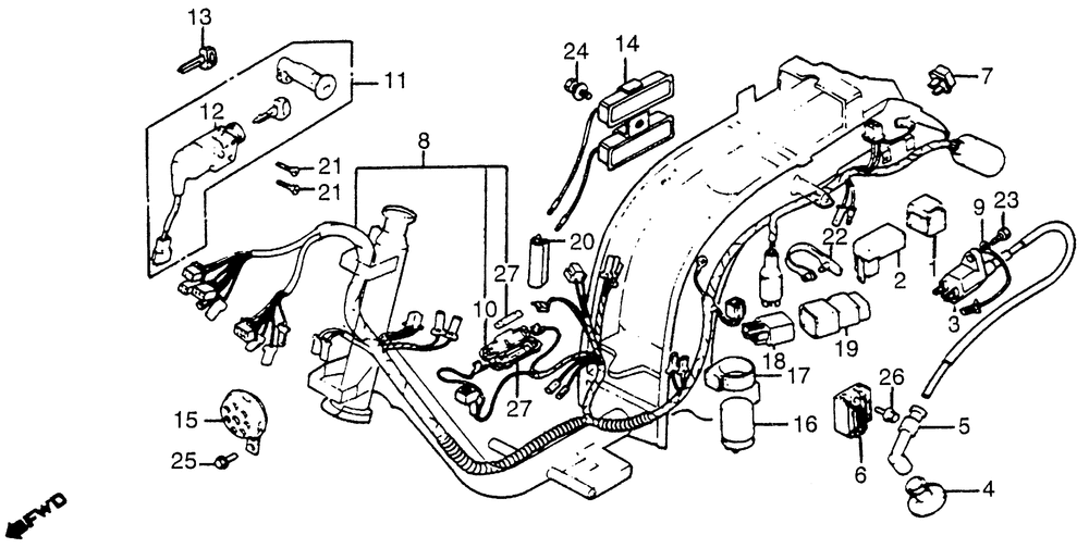 Wire harness & ignitioncoil