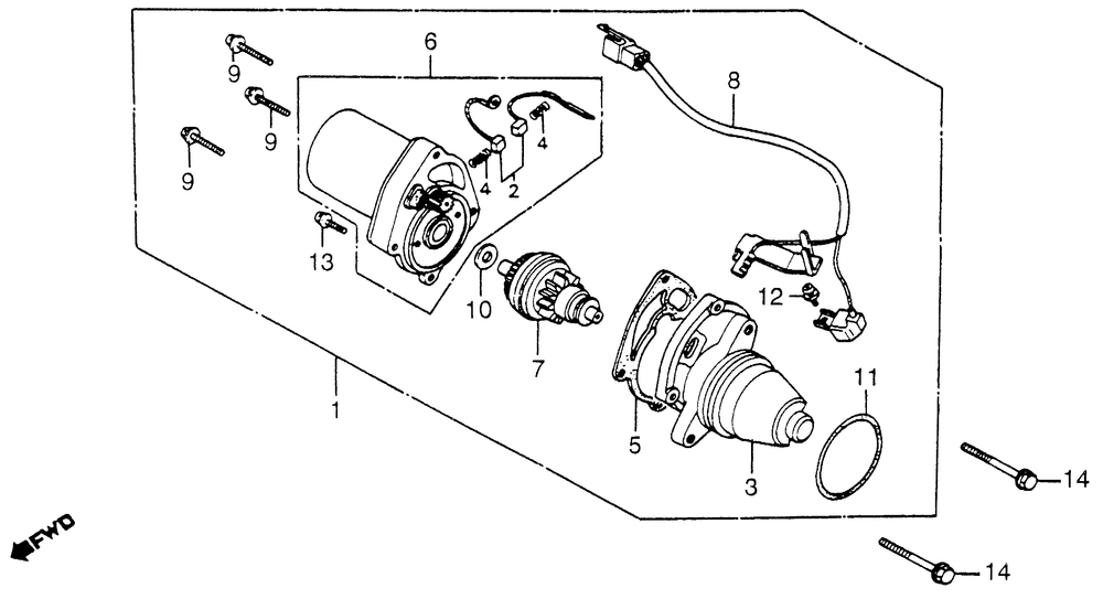 Starter motor