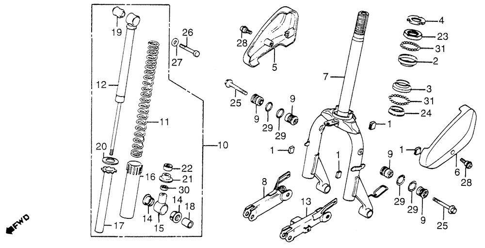 Front fork