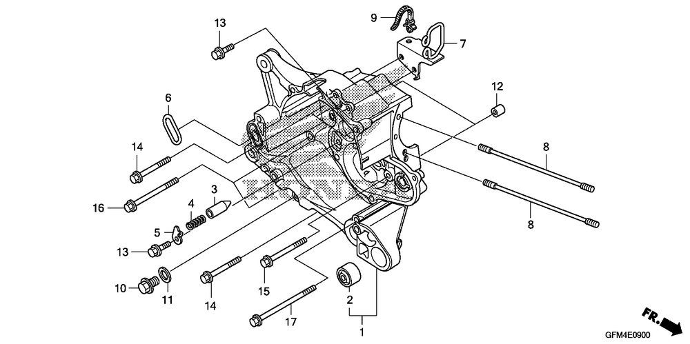 Right crankcase