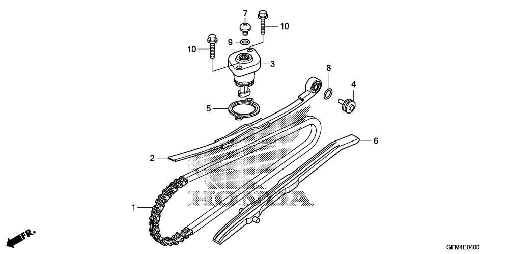 Cam chain & tensioner