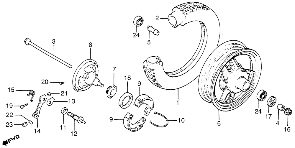 Front wheel