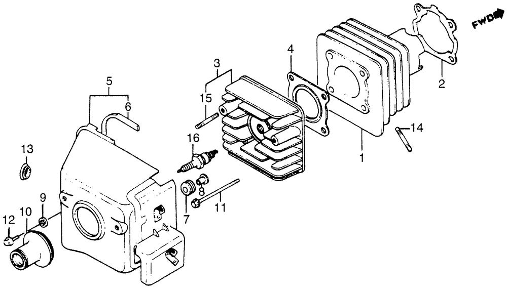 Cylinder & cylinder head