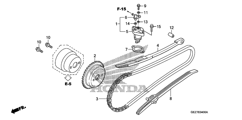 Cam chain & tensioner