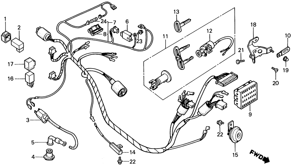 Wire harness 87